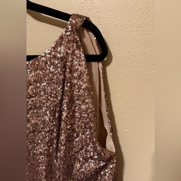 Women's Sequin Top - bronze - Picture 4 of 4